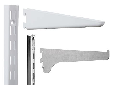 metal shelf bracket strips|adjustable hanging shelf brackets.